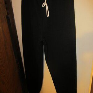 LADES XL-GILDAN -SMART BASICS-BLACK SWEATPANTS-JOCKERS